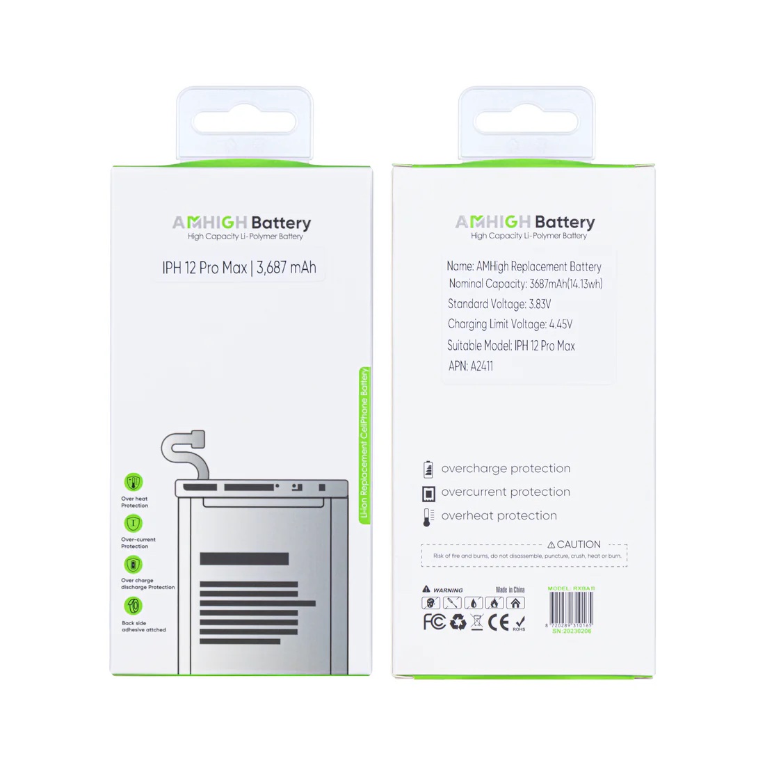 Batterie iPhone 12 Pro Max Haute Capacité Premium