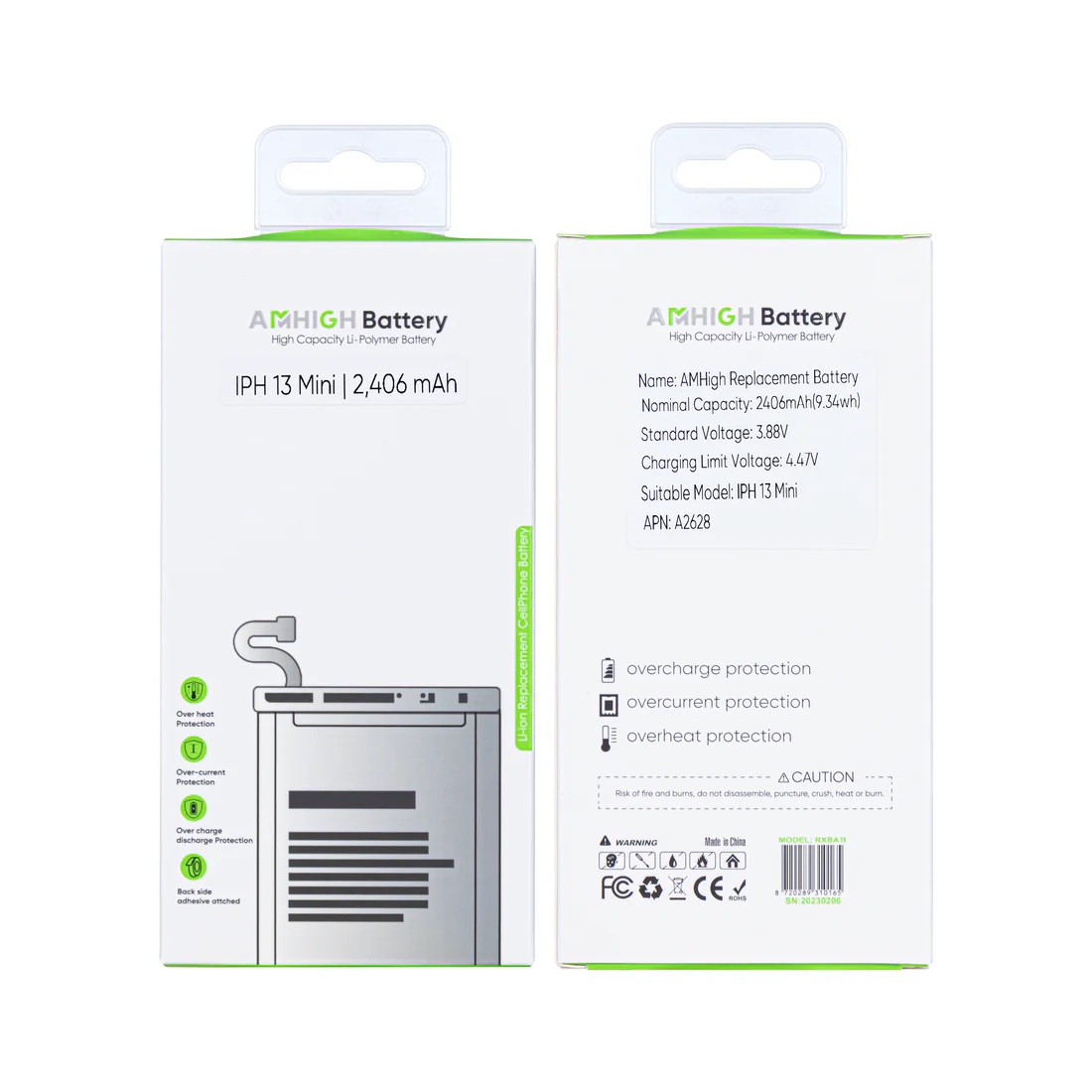 Batterie iPhone 13 Mini Haute Capacité Premium