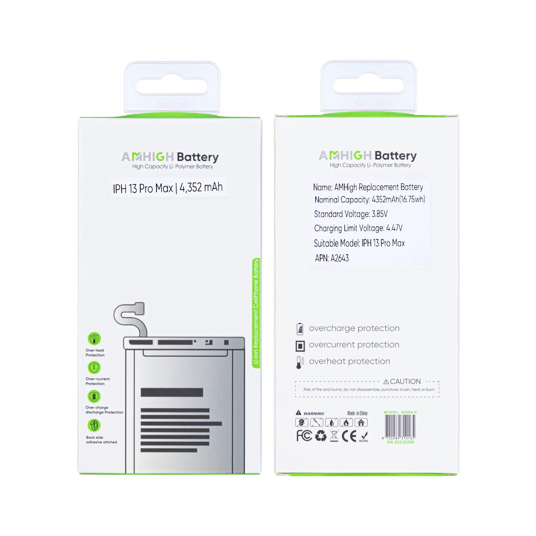 Batterie iPhone 13 Pro Max Haute Capacité Premium