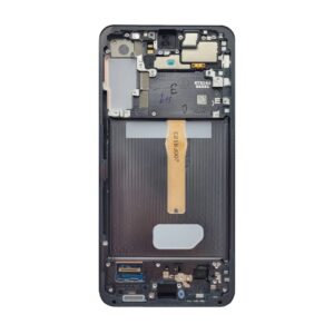 Ecran Complet Samsung Galaxy S22 Plus Noir Avec Châssis Service Pack
