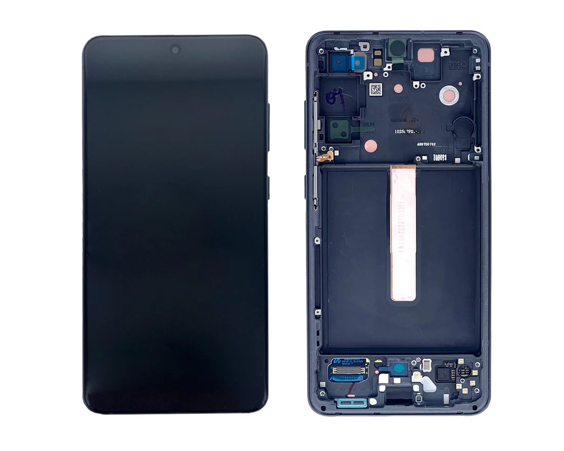 Ecran Complet Samsung Galaxy S21 FE Noir Avec Châssis Service Pack – Image 2