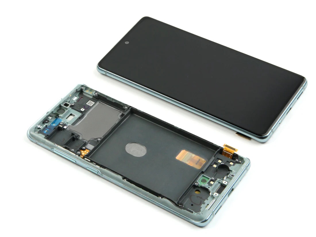 Ecran Complet Samsung Galaxy S20 FE Vert Avec Châssis Service Pack