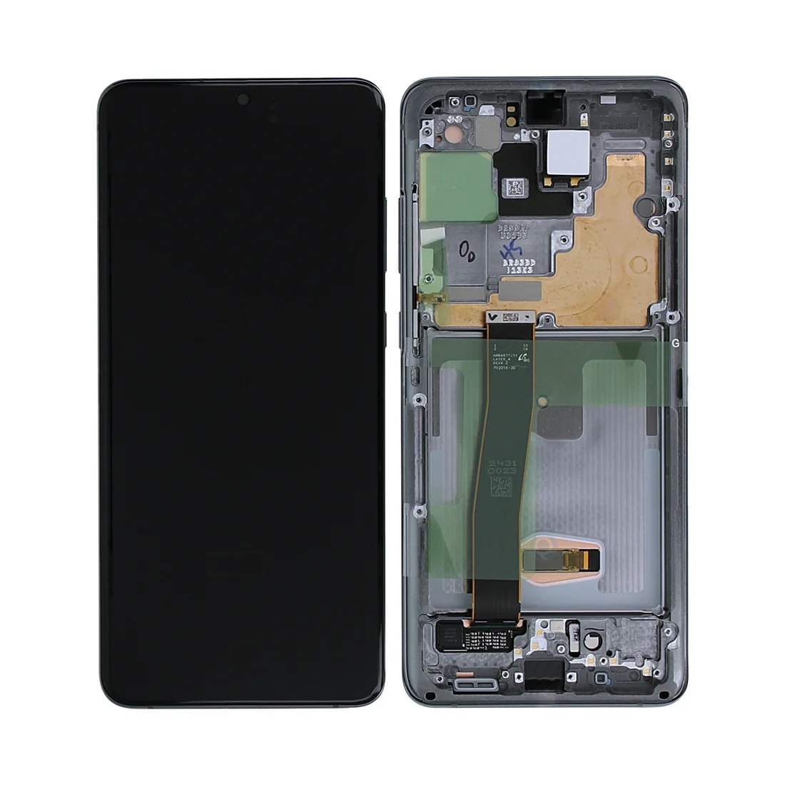 Ecran Complet Samsung Galaxy S20 Ultra Gris Avec Châssis Service Pack – Image 2