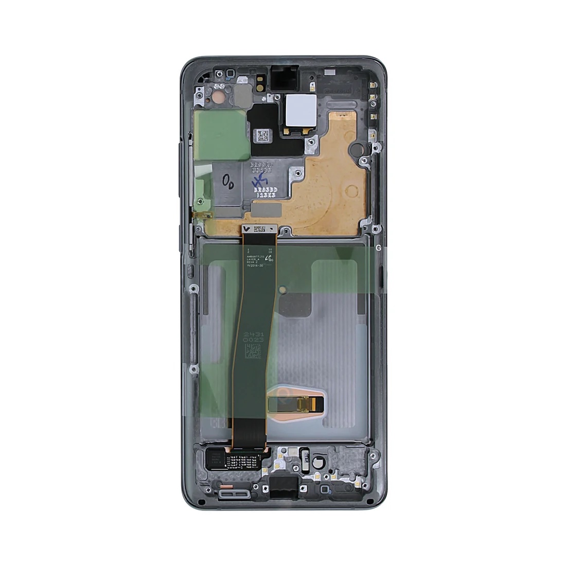 Ecran Complet Samsung Galaxy S20 Ultra Gris Avec Châssis Service Pack