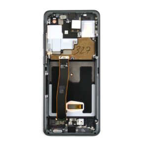 Ecran Complet Samsung Galaxy S20 Ultra Noir Avec Châssis Service Pack