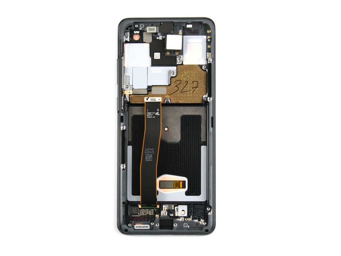 Ecran Complet Samsung Galaxy S20 Ultra Noir Avec Châssis Service Pack
