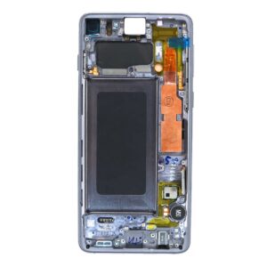 Ecran Complet Samsung Galaxy S10 Noir Avec Châssis Service Pack