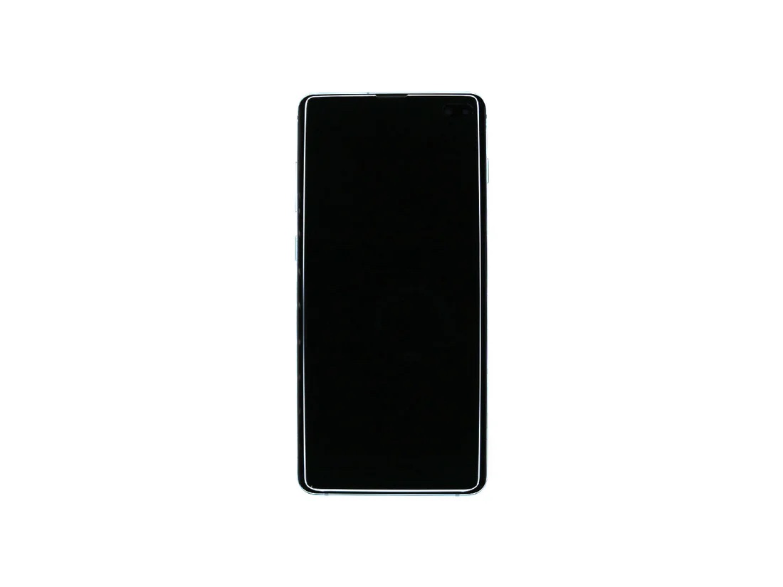 Ecran Complet Samsung Galaxy S10 Plus Vert Avec Châssis Service Pack – Image 2