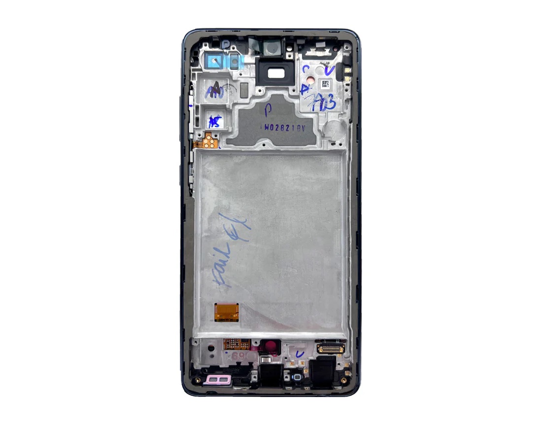 Ecran Complet Samsung Galaxy A72 Noir Avec Châssis Service Pack