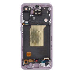 Ecran Complet Samsung Galaxy A55 Lilas Avec Châssis Service Pack