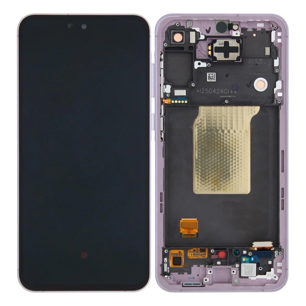 Ecran Complet Samsung Galaxy A55 Lilas Avec Châssis Service Pack – Image 2