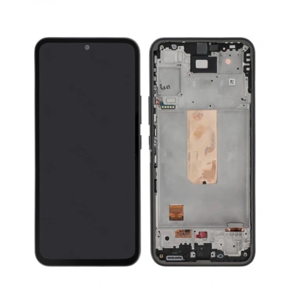 Ecran Complet Samsung Galaxy A54 Noir Avec Châssis Service Pack