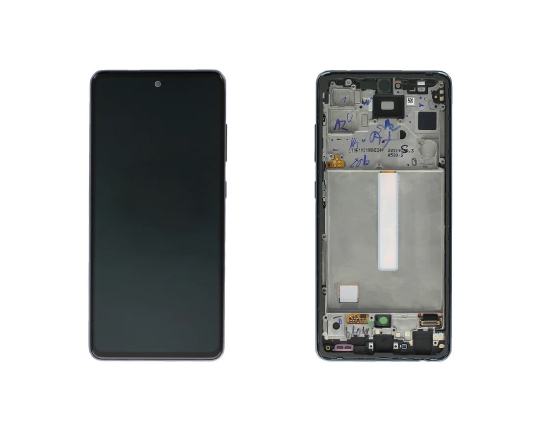 Ecran Complet Samsung Galaxy A52s Noir Avec Châssis Service Pack – Image 2