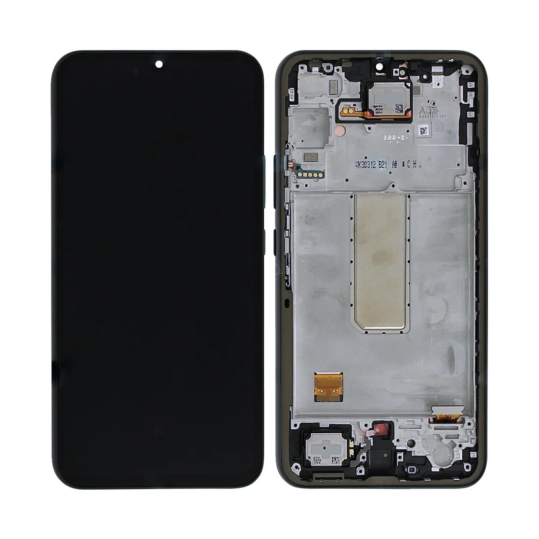 Ecran Complet Samsung Galaxy A34 5G Noir Avec Châssis Service Pack – Image 2