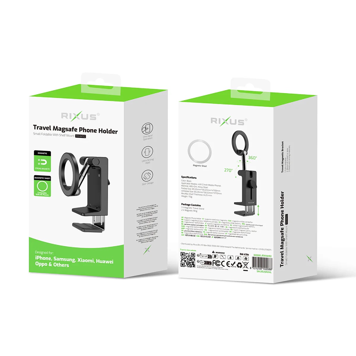 Support Téléphone MagSafe De Voyage Rixus – Image 4