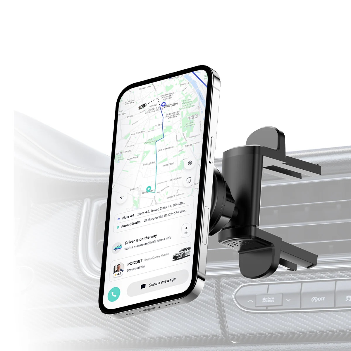 Support Magnétique Universel Pour Grille D’aération De Voiture Rixus RXHM30