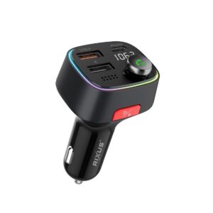 Transmetteur FM Bluetooth Voiture Noir Rixus