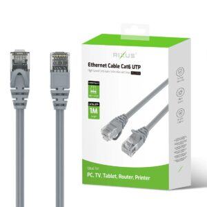 Câble Ethernet Cat 6 UTP 1 Mètre Rixus