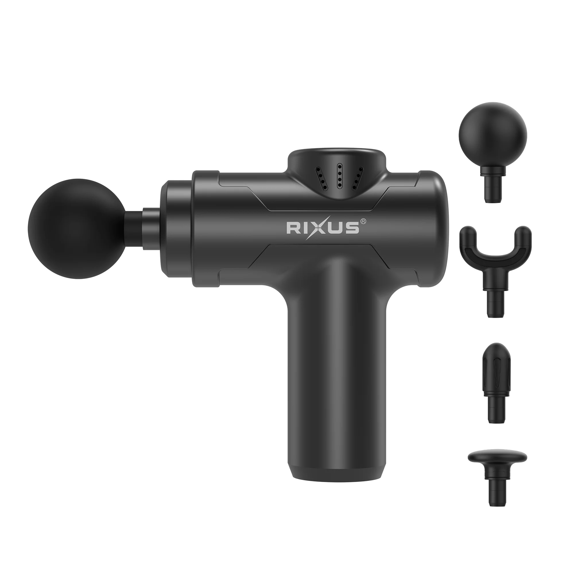 Pistolet De Massage Rixus RXMG02 Noir – Image 2