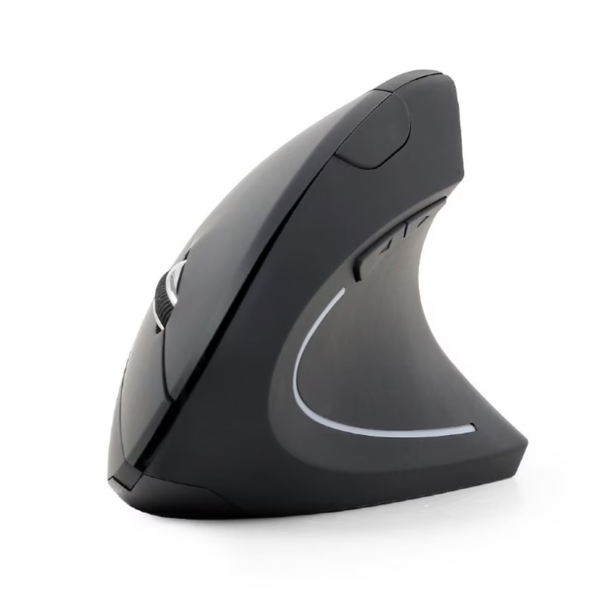 Souris Ergonomique Optique Sans fil à 6 boutons, noire