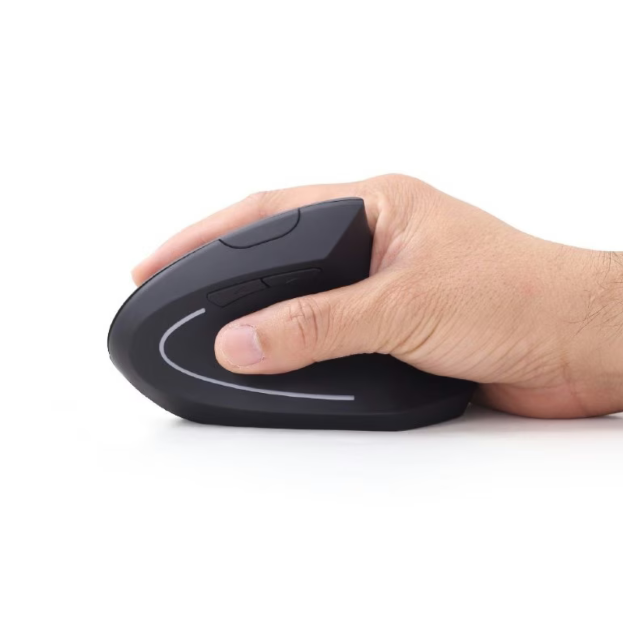 Souris Ergonomique Optique Sans fil à 6 boutons, noire – Image 3